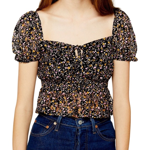 Topshop Tops - Topshop Lace Top